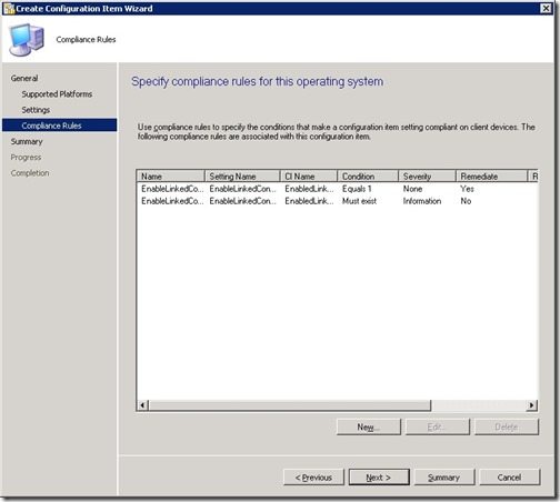 Configuration Item Baseline Remediation-CI-Step12