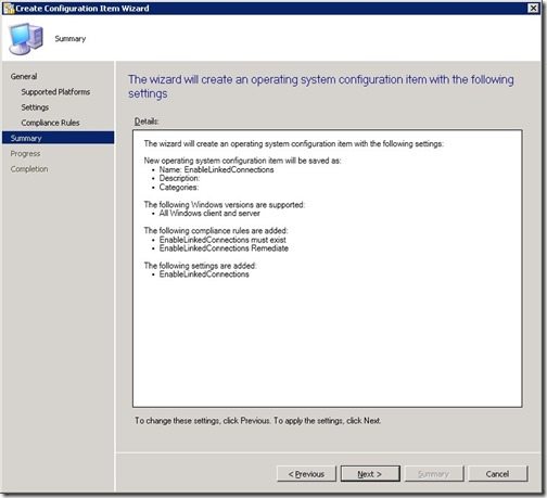 Configuration Item Baseline Remediation-CI-Step13