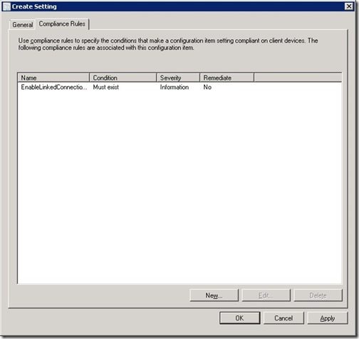 Step 8 - Compliance Rules Tab