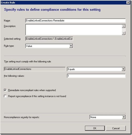 Configuration Item: Step 9 - Create Rule