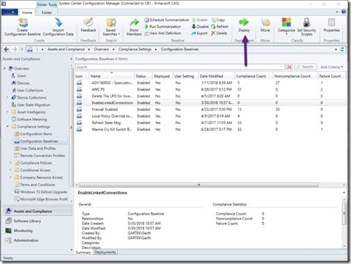 Configuration Baseline - Deploy