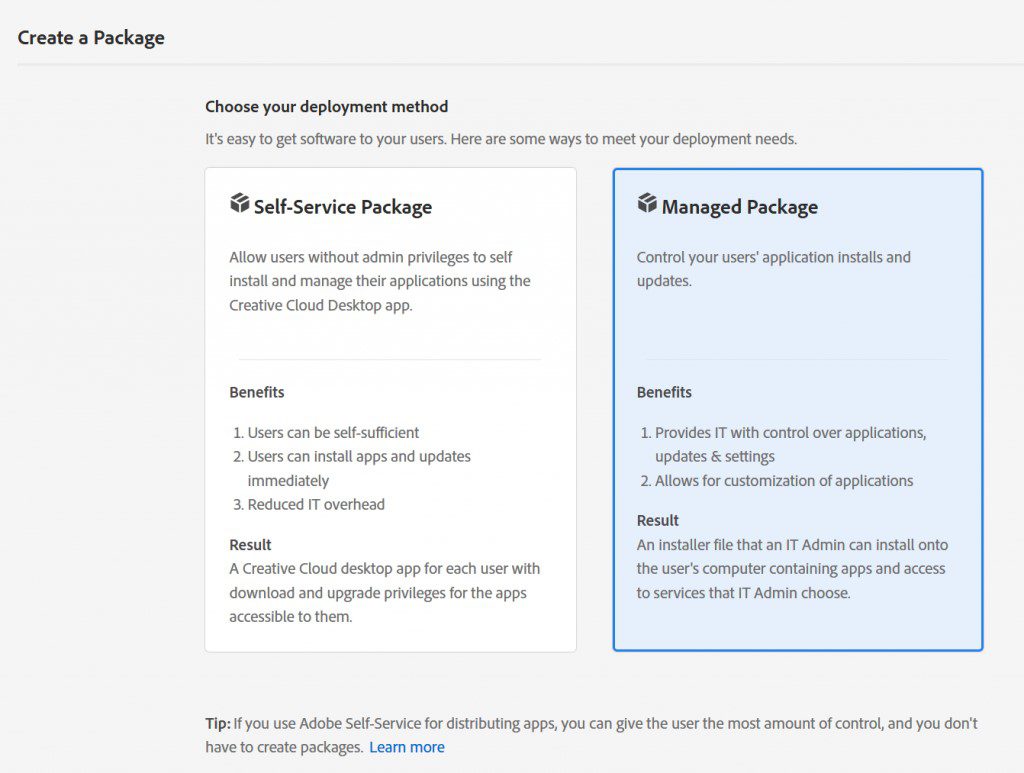 Deployment Method - Managed Package