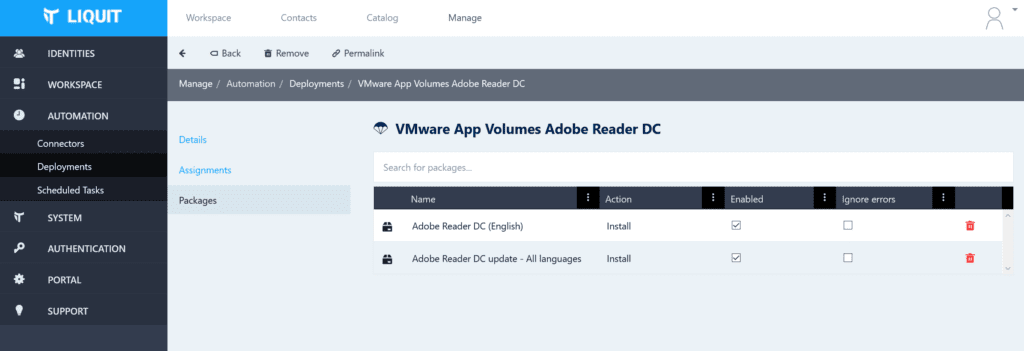 Application Workspace Automation and VMware App Volumes