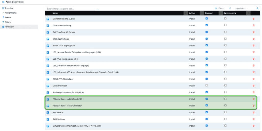 FSLogix App Masking with Microsoft - Azure deployment