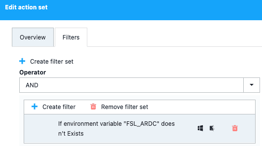 FSLogix App Masking with Microsoft - Liquit action set