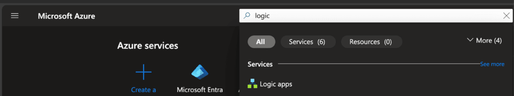 Select Azure Logic Apps