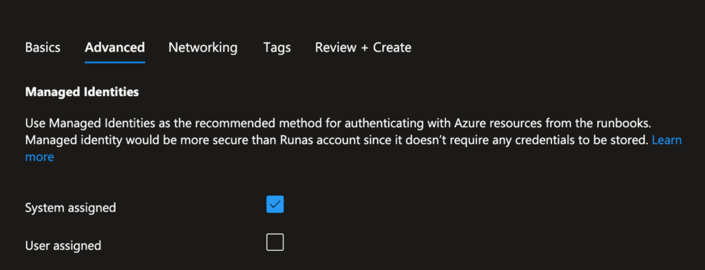 Automating Intune Tasks with Azure Automation - Ensure managed ID is deployed